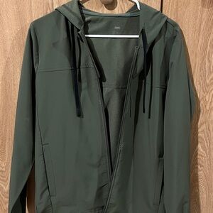 Balance Collection Men's Olive Windbreaker